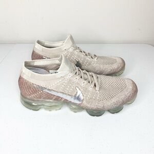 Nike Air Vapormax Flyknit String Chrome Blush Size 10.5 2017